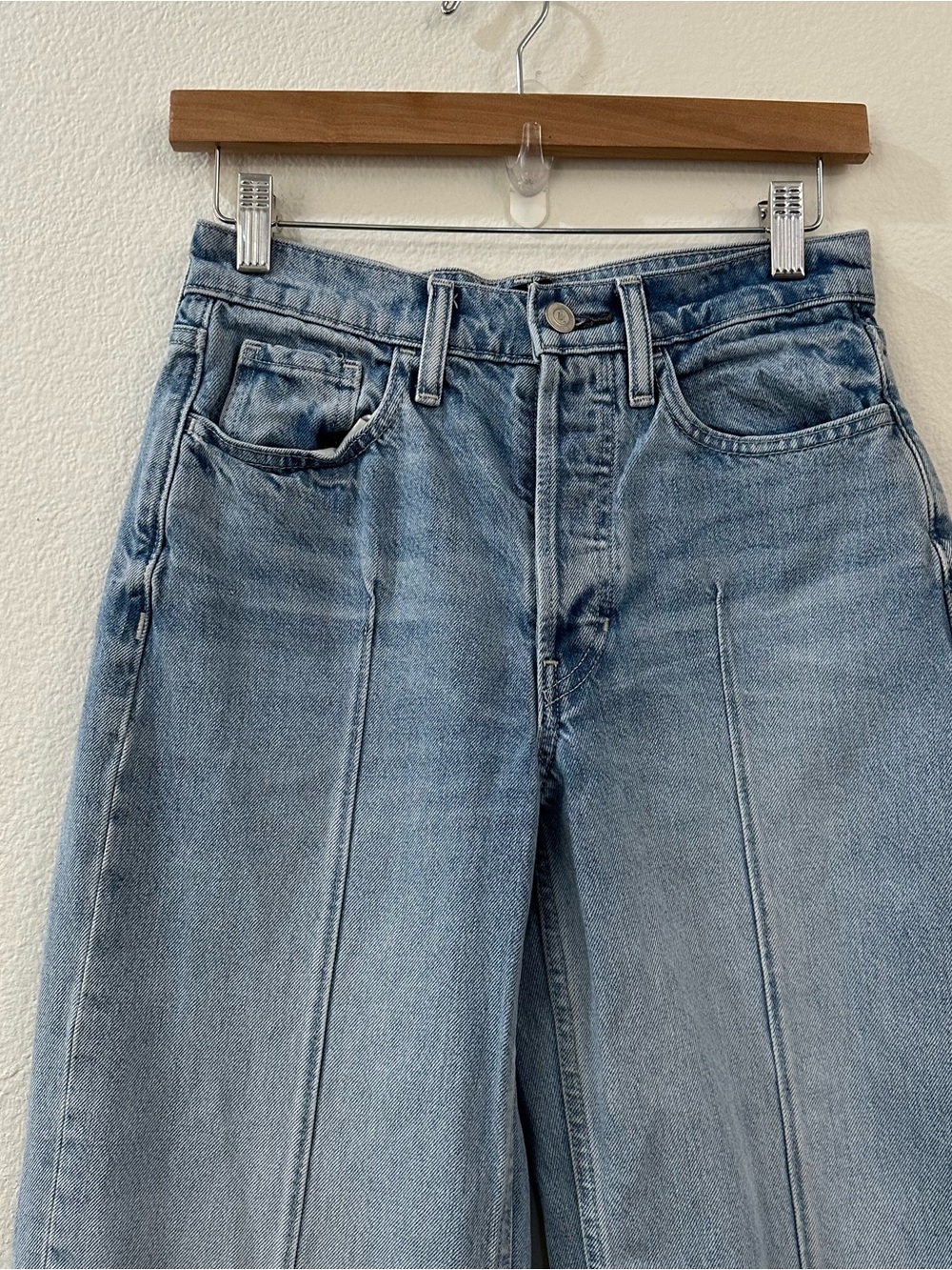 Banana Republic The Pintuck Jean Size 26P Wide Leg - Picture 5 of 11